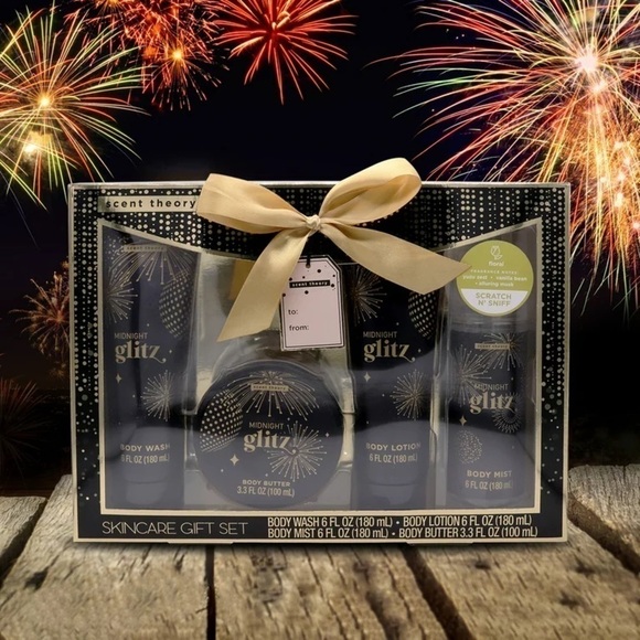 💋 New Scent Theory Holiday Gift Set, Midnight Glitz, 4 Piece - Picture 6 of 9